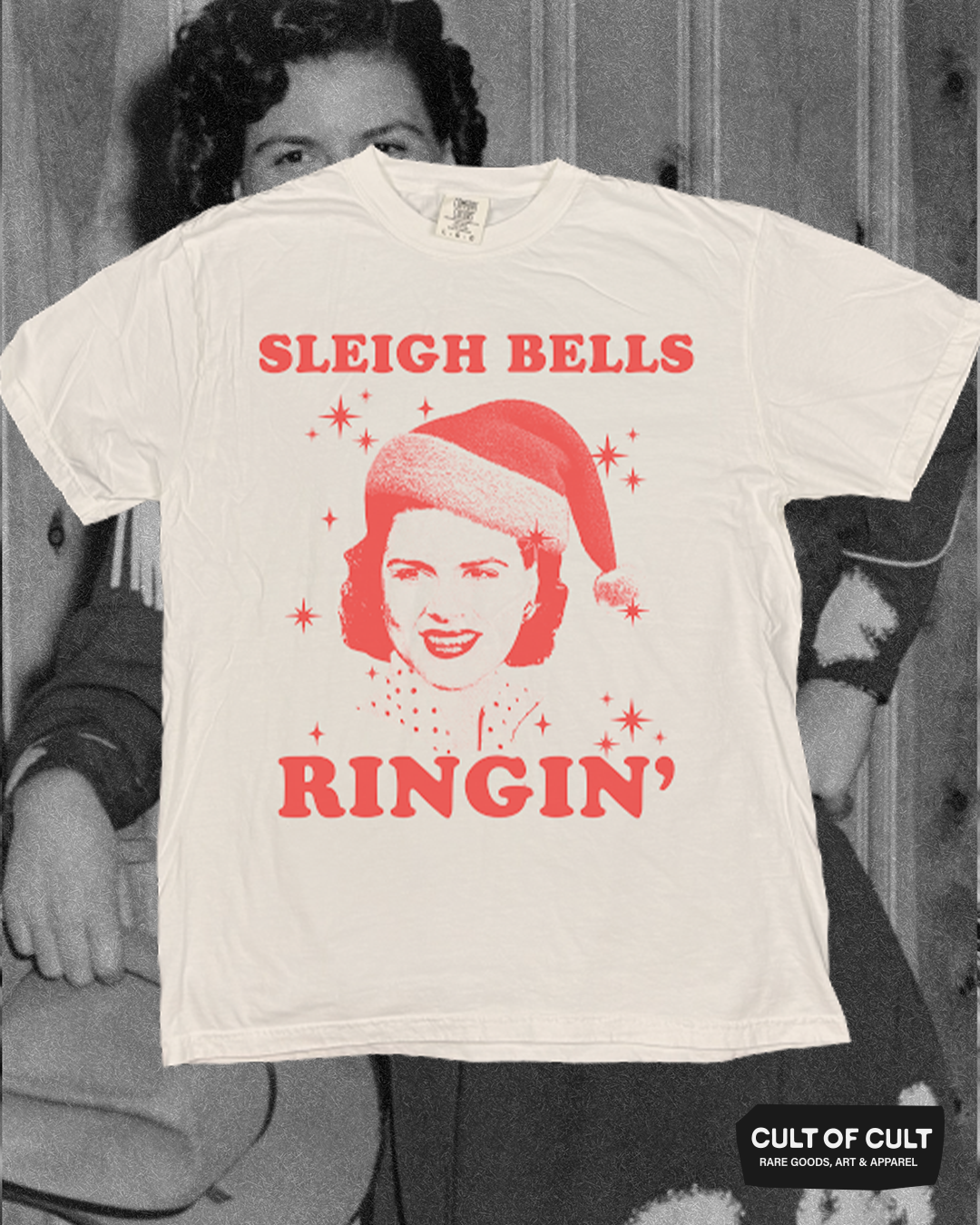 *THIS WEEKEND ONLY* Patsy Cline Sleigh T-Shirt