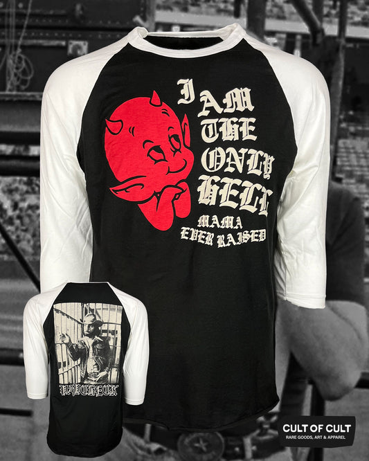 Paycheck Only Hell Baseball Front and Back