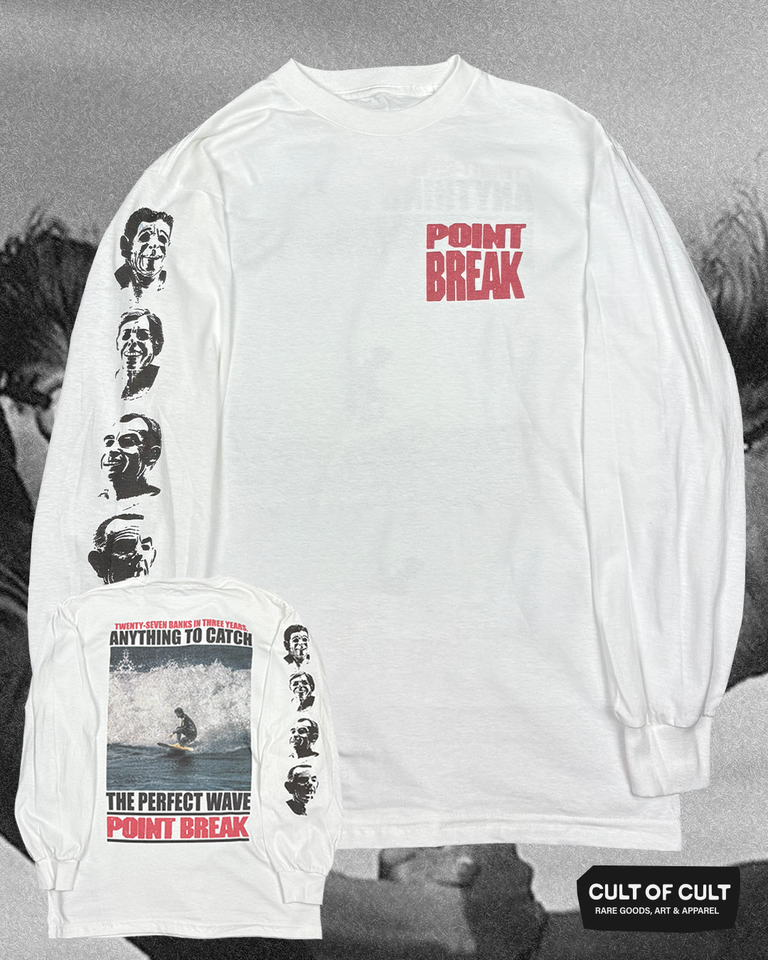 *GARAGE SALE 2026* Point Break 1991 Perfect Wave Long Sleeve