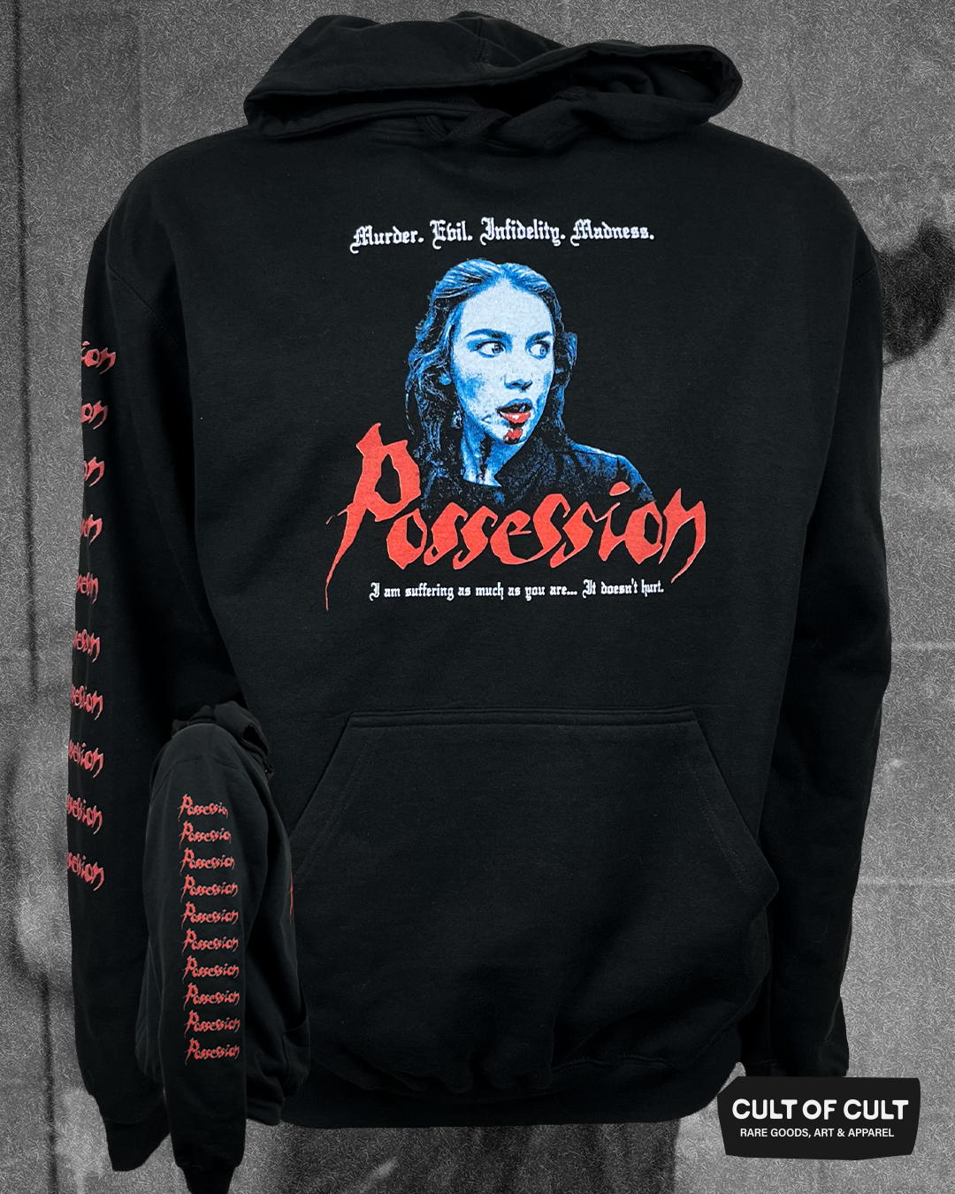 *PRESALE ONLY* Possession 1981 It Doesn’t Hurt Hoodie