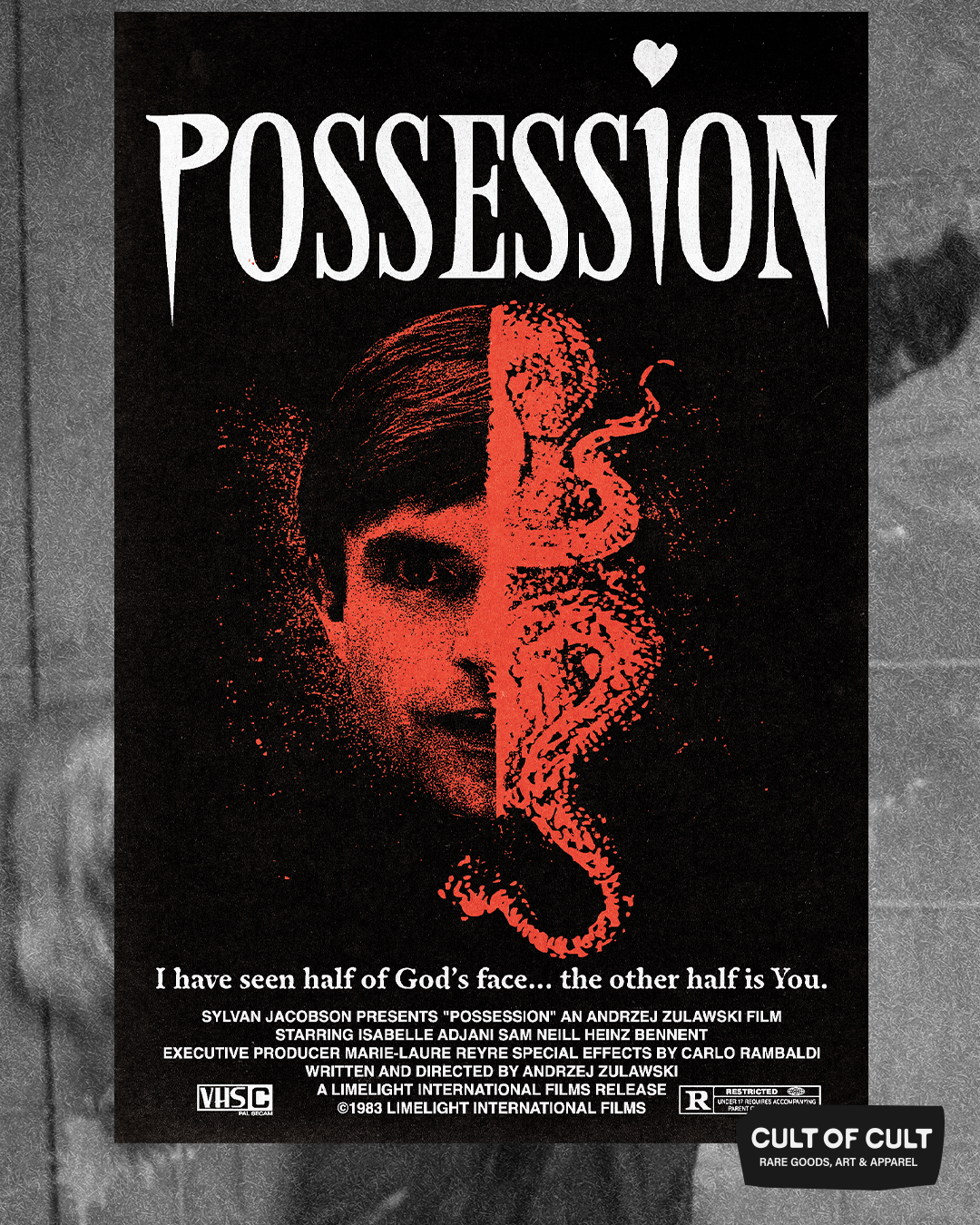 *PRESALE ONLY* Possession 1981 Poster