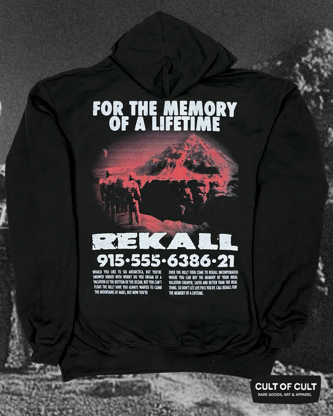 Total Recall 1990 Rekall Hoodie