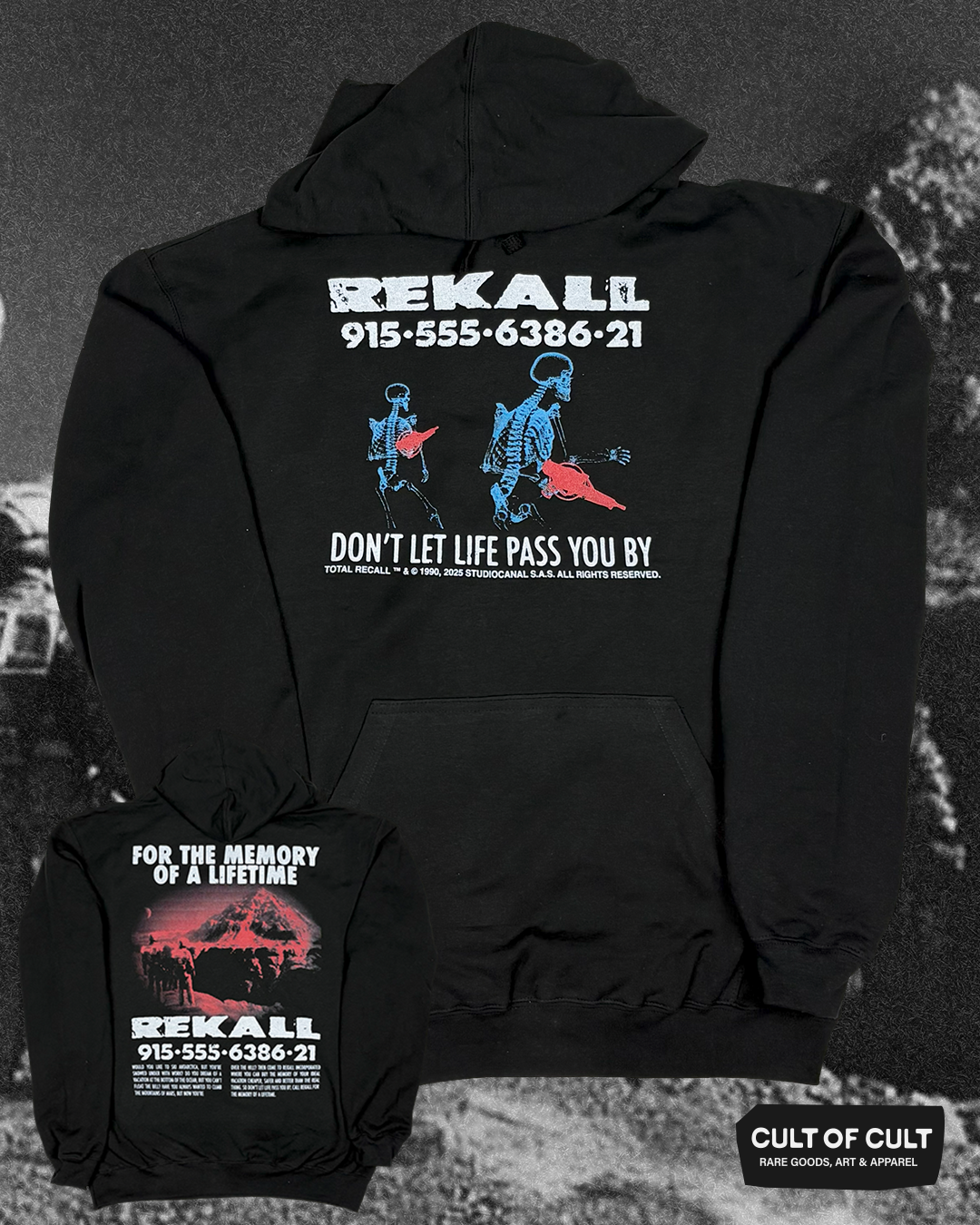 Total Recall 1990 Rekall Hoodie