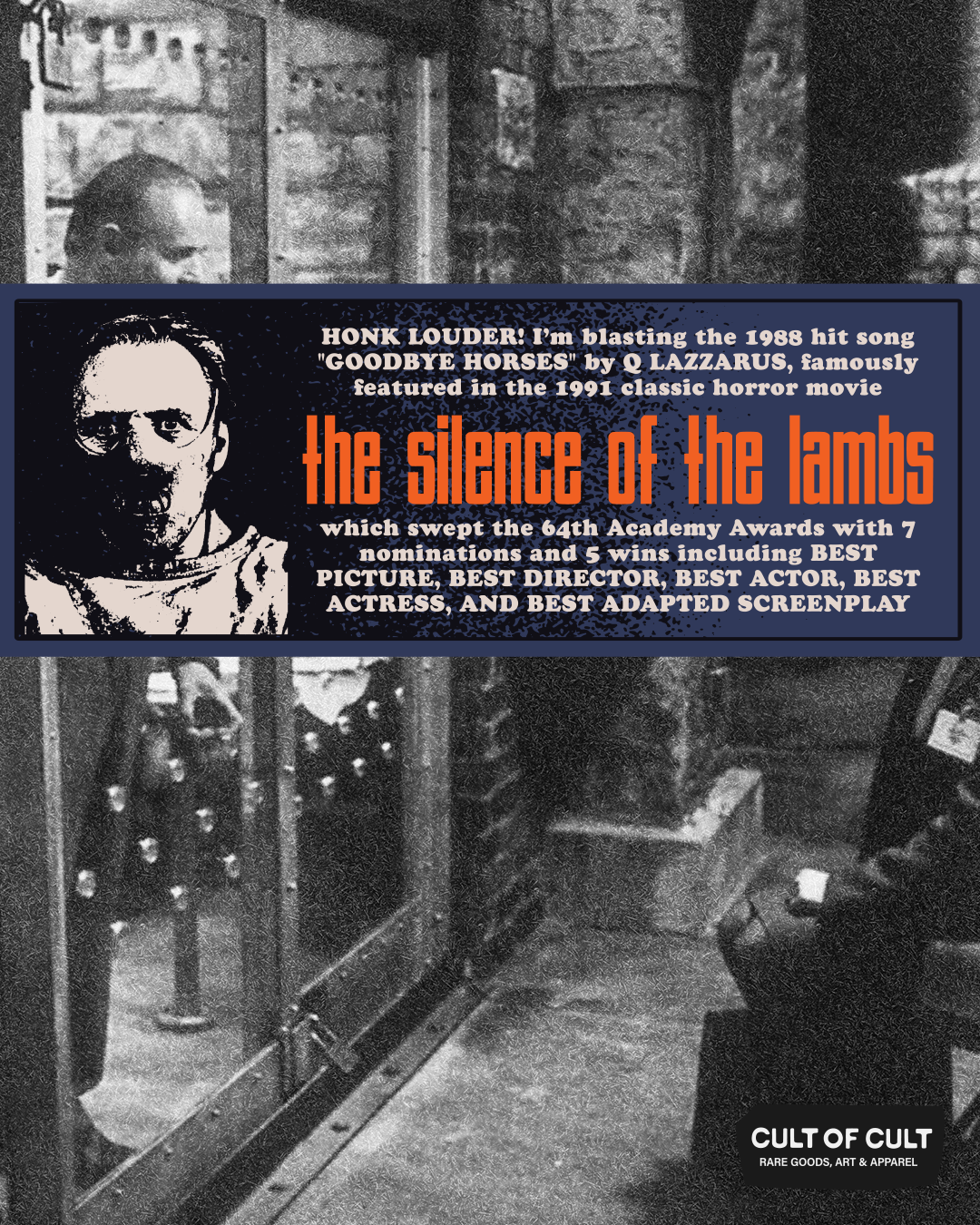 *SECRET DROP* Silence of the Lambs 1991 Stickers