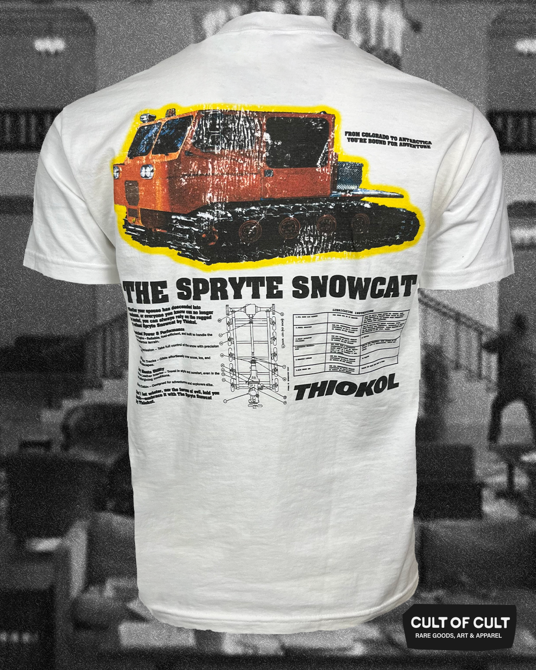 Thiokol Snowcat Pocket Print T-Shirt