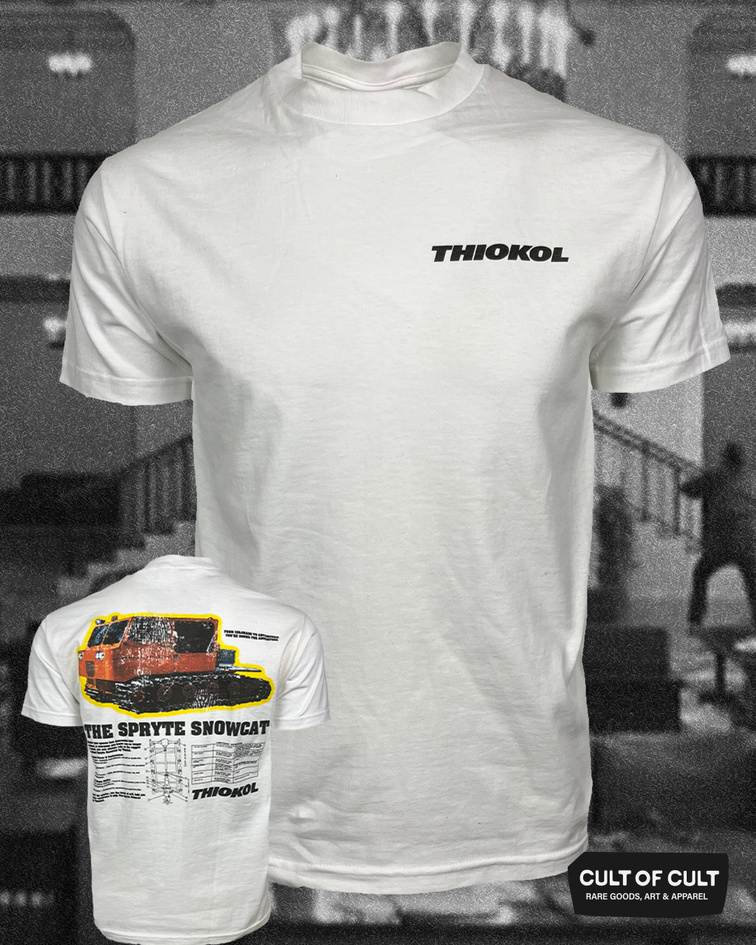 Thiokol Snowcat Pocket Print T-Shirt