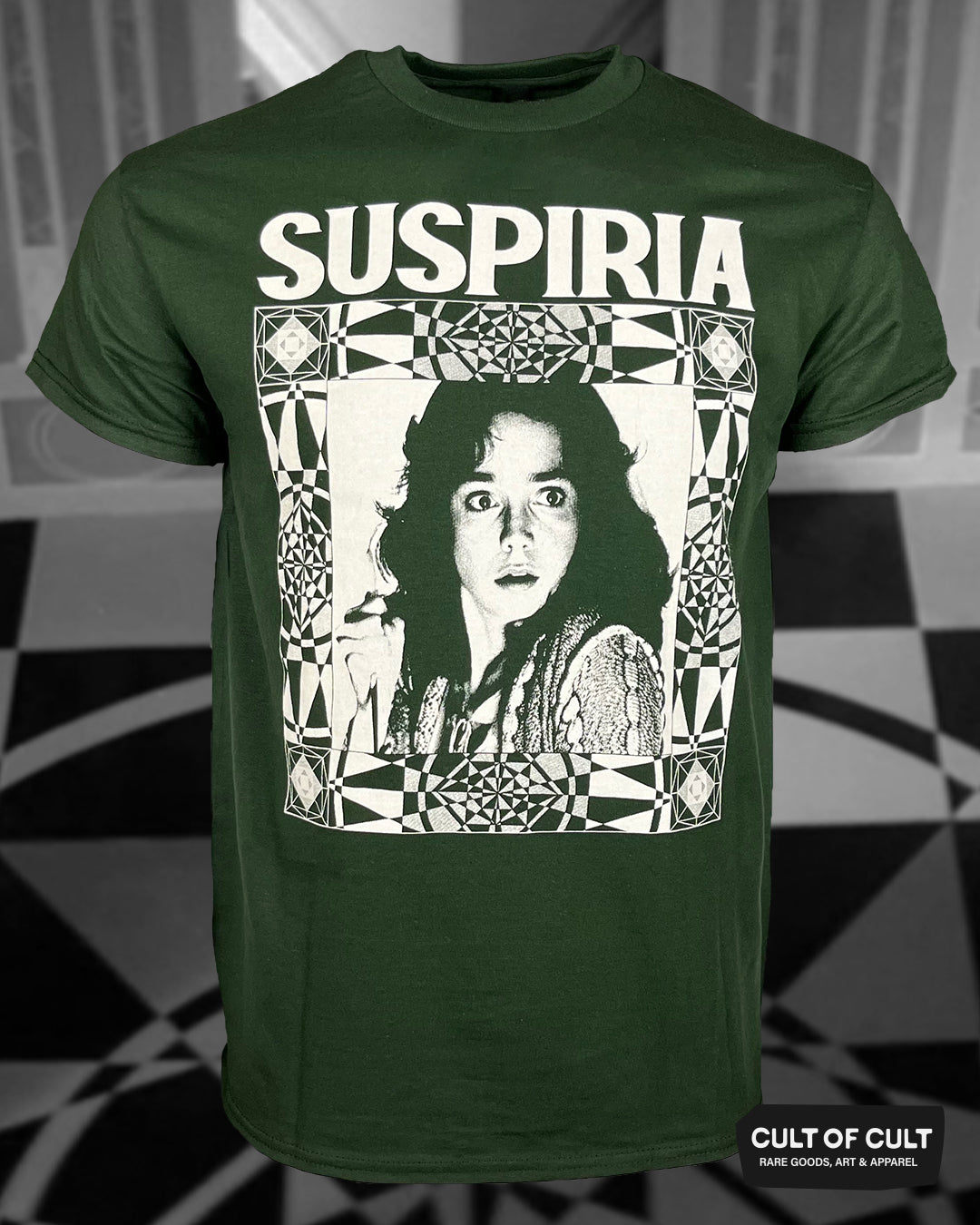 Suspiria 1977 Green Short Sleeve Front