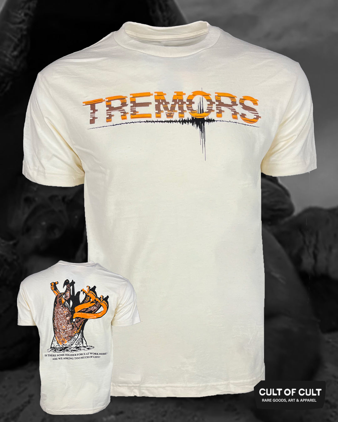 Tremors Graboid Short Sleeve Shirt Front and Back