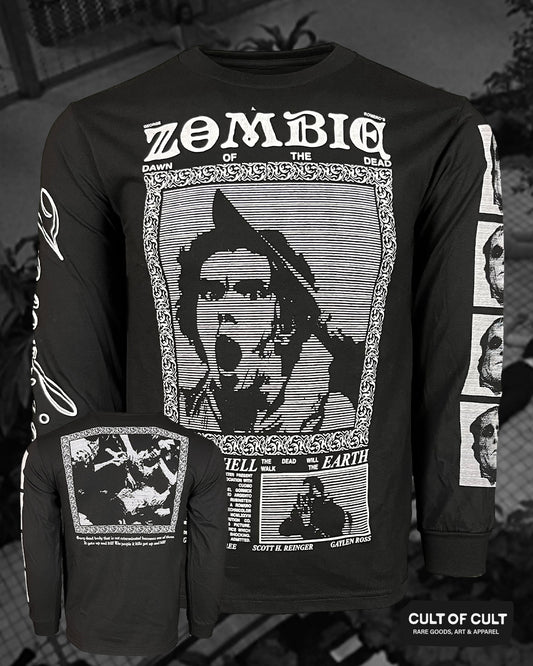 Zombie: Dawn of The Dead Long Sleeve Front and Back