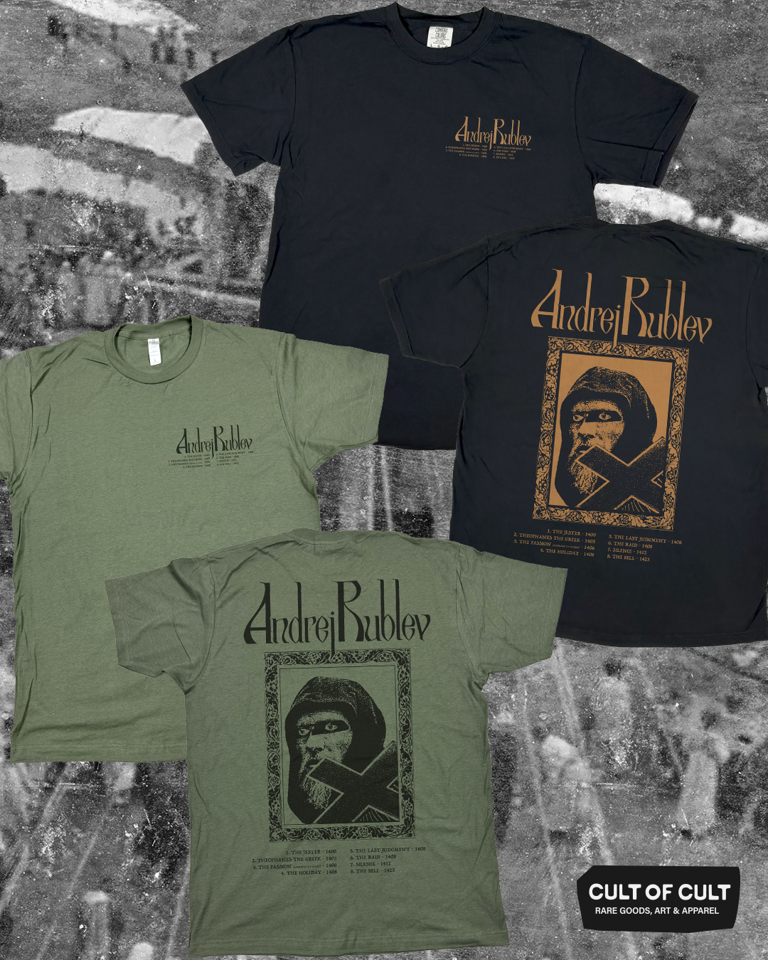 Tarkovsky's Andrei Rublev 1966 The Artist T-Shirt