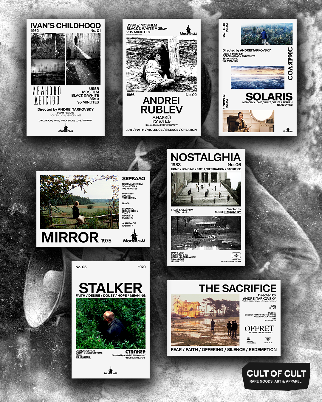 Andrei Tarkovsky Poster Collection