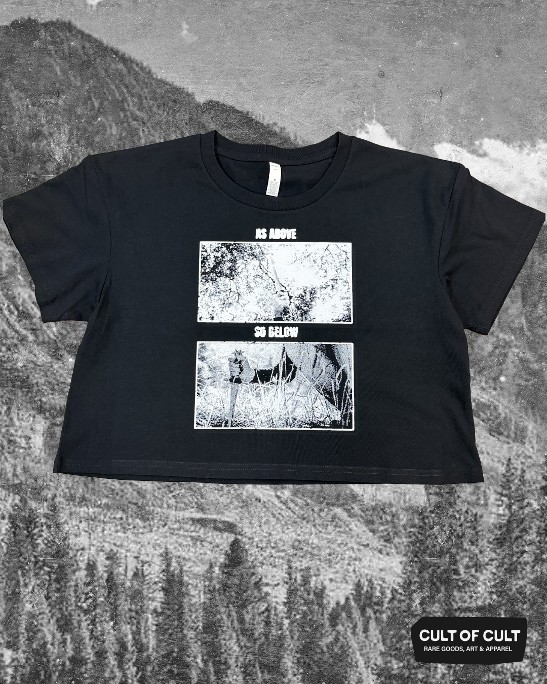 As Above So Below Crop Top