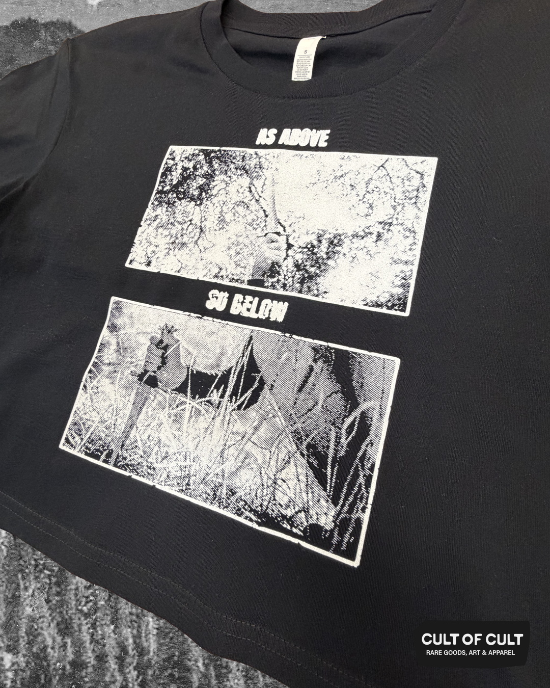 As Above So Below Crop Top