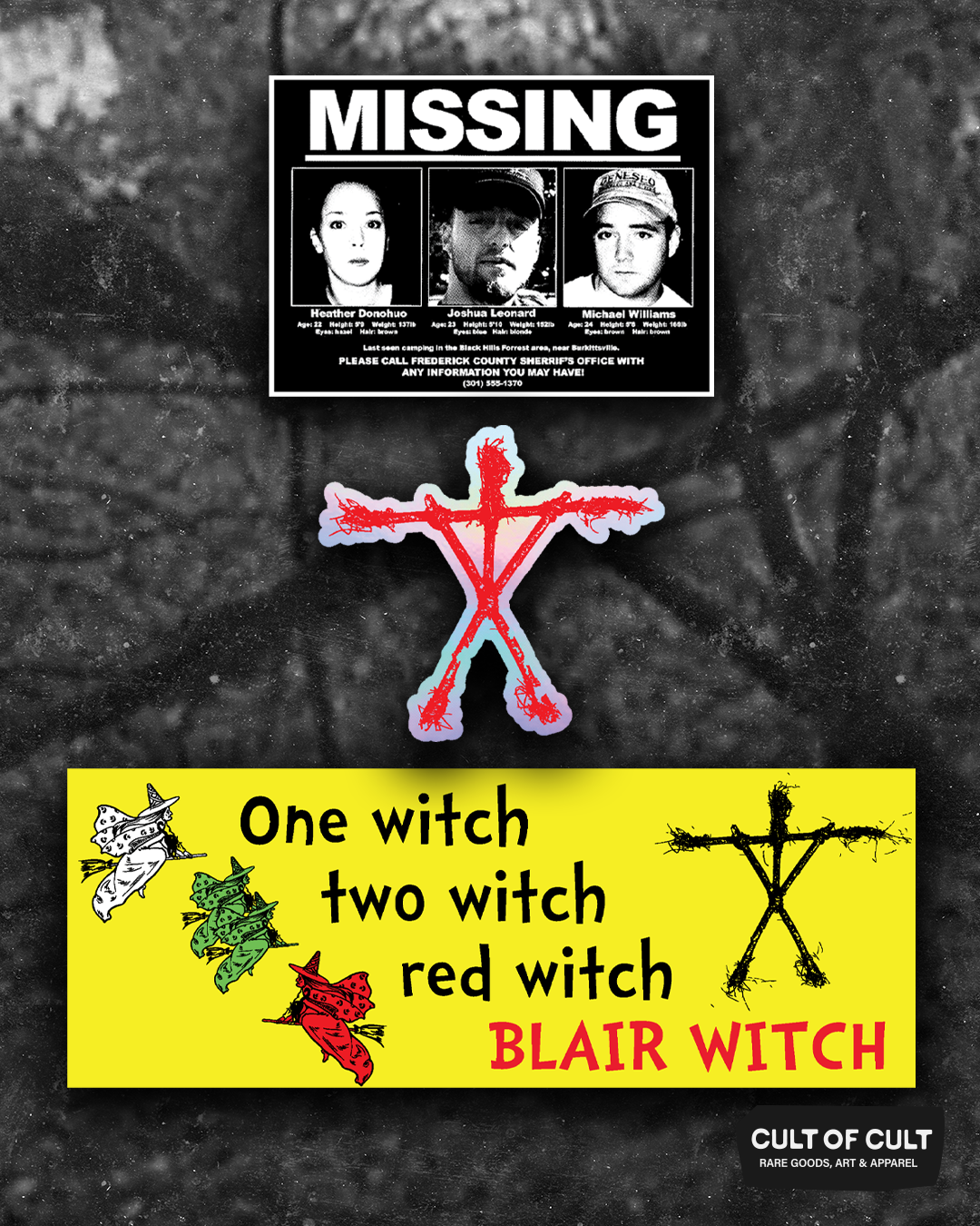 *SUMMER GARAGE SALE* The Blair Witch Project Stickers