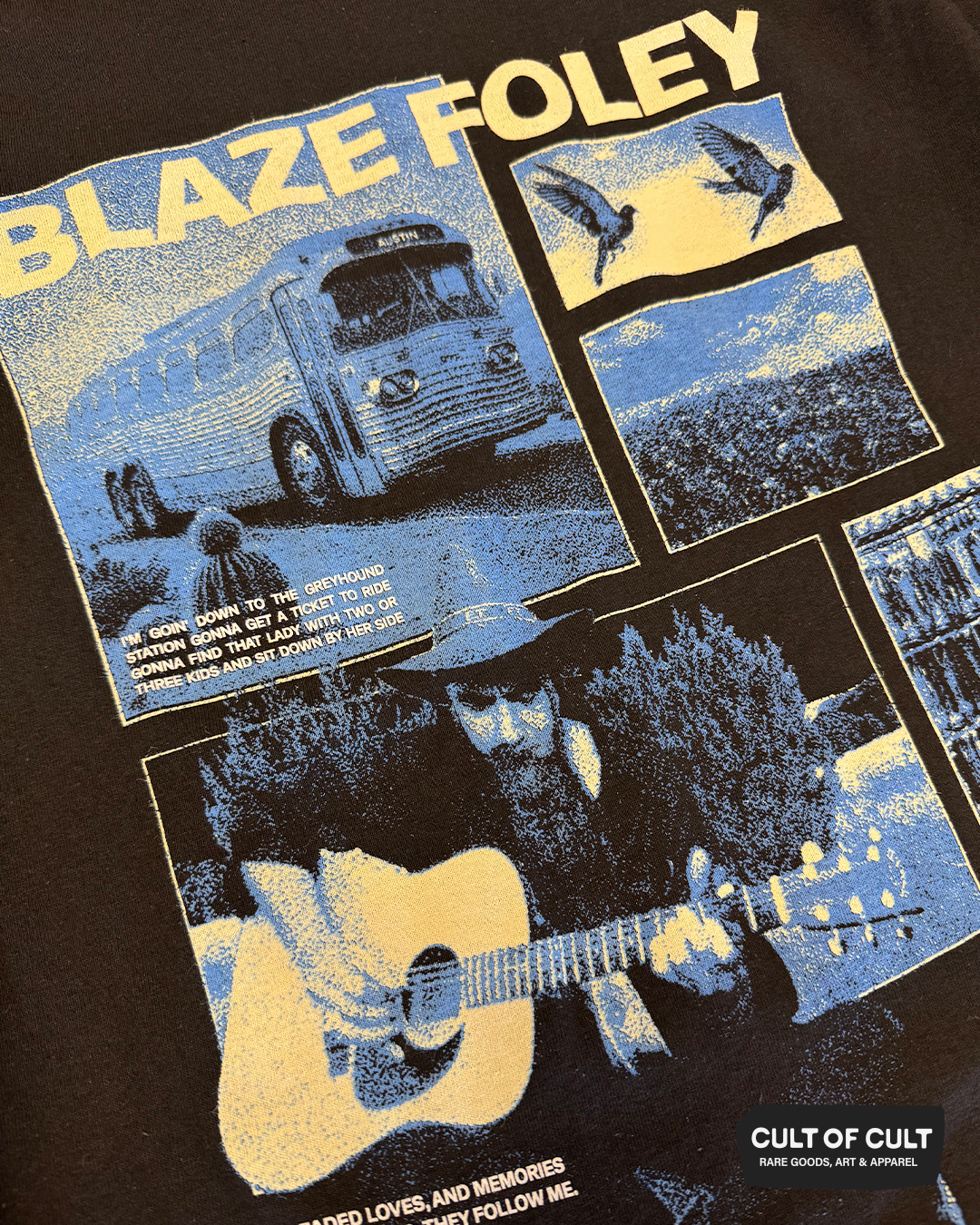 Blaze Foley Clay Pigeon LS Up Close Front View