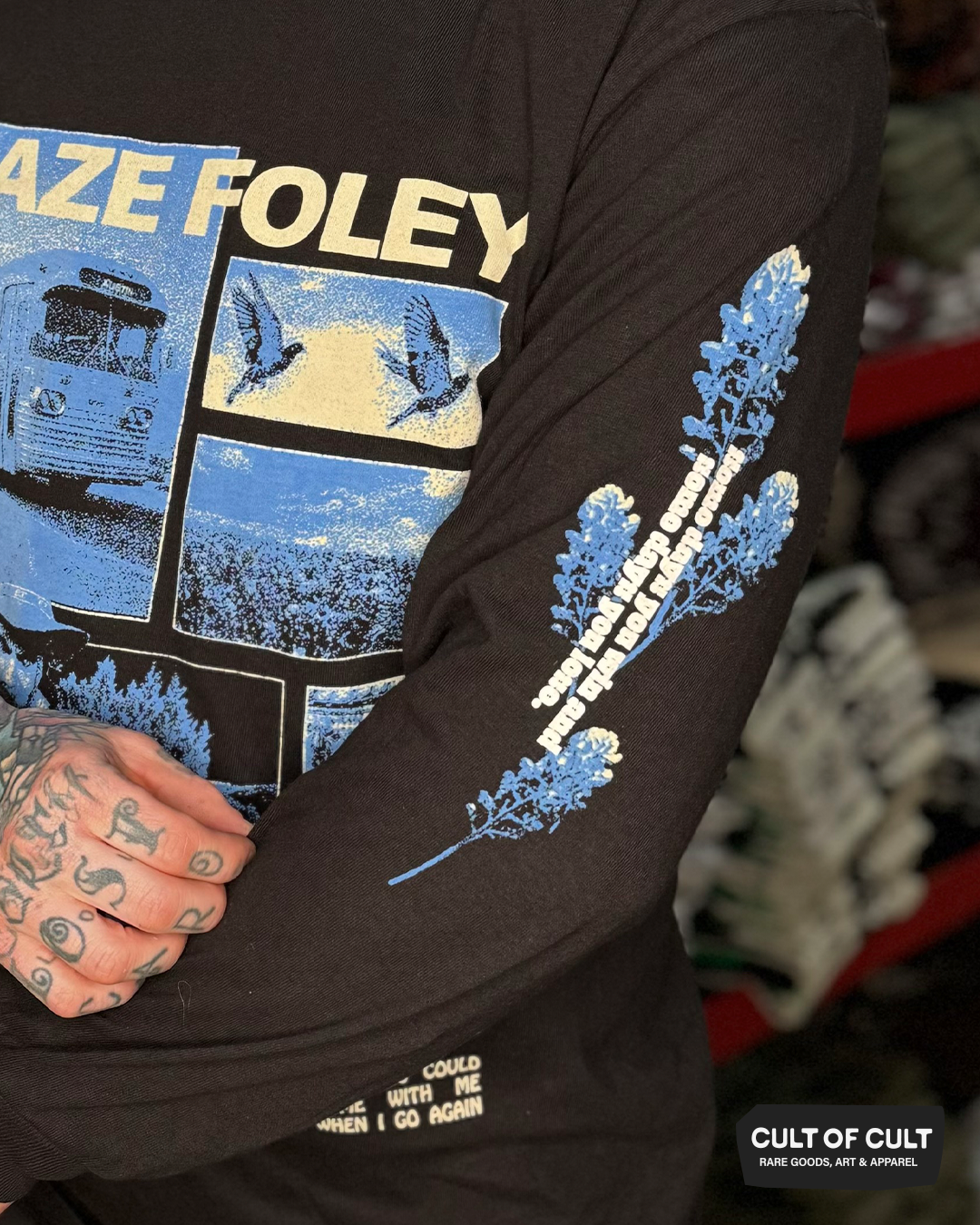 Blaze Foley Clay Pigeons Long Sleeve