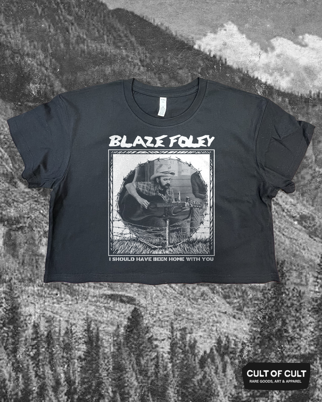 Blaze Foley The Dawg Years Crop Top