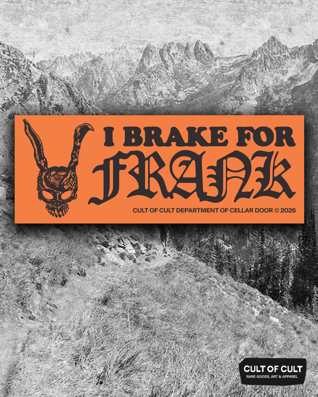 Cellar Door Bumper Sticker