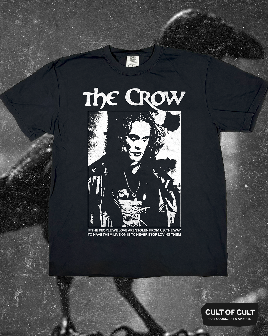 *SUMMER GARAGE SALE* The Crow 1994 Never Stop Loving T-Shirt
