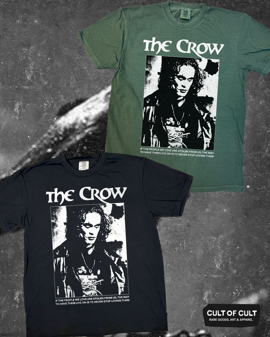 *SUMMER GARAGE SALE* The Crow 1994 Never Stop Loving T-Shirt