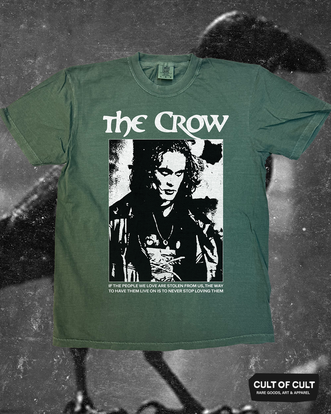 *SUMMER GARAGE SALE* The Crow 1994 Never Stop Loving T-Shirt