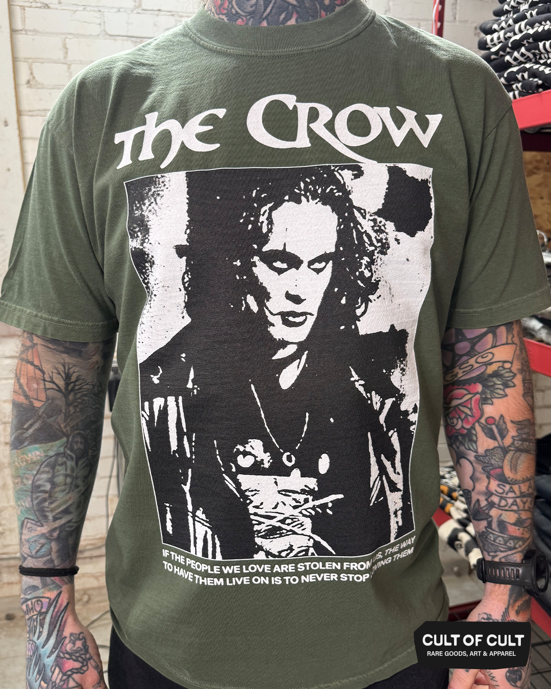 *SUMMER GARAGE SALE* The Crow 1994 Never Stop Loving T-Shirt