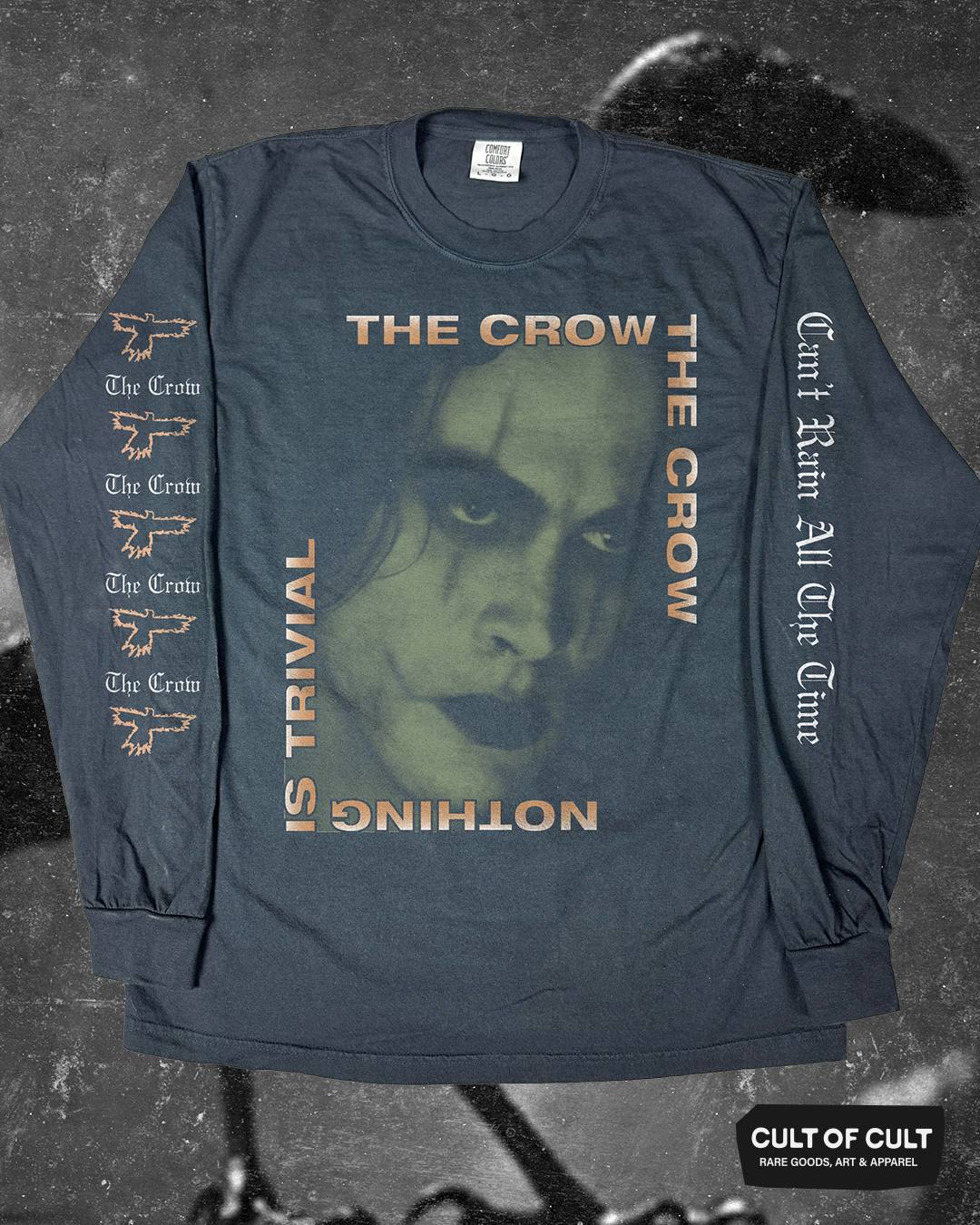 *SUMMER GARAGE SALE* The Crow 1994 Type Crow Negative Long Sleeve