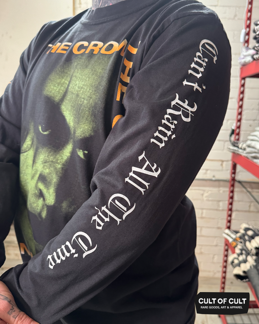 *SUMMER GARAGE SALE* The Crow 1994 Type Crow Negative Long Sleeve