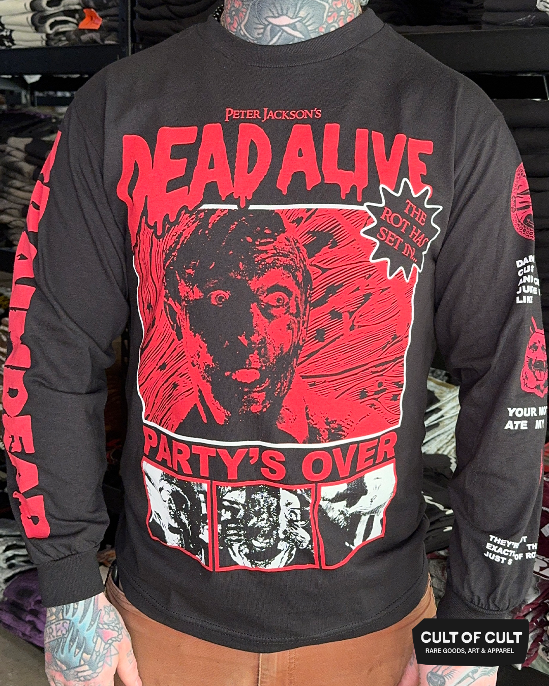 Dead Alive Braindead Long Sleeve Model Front View