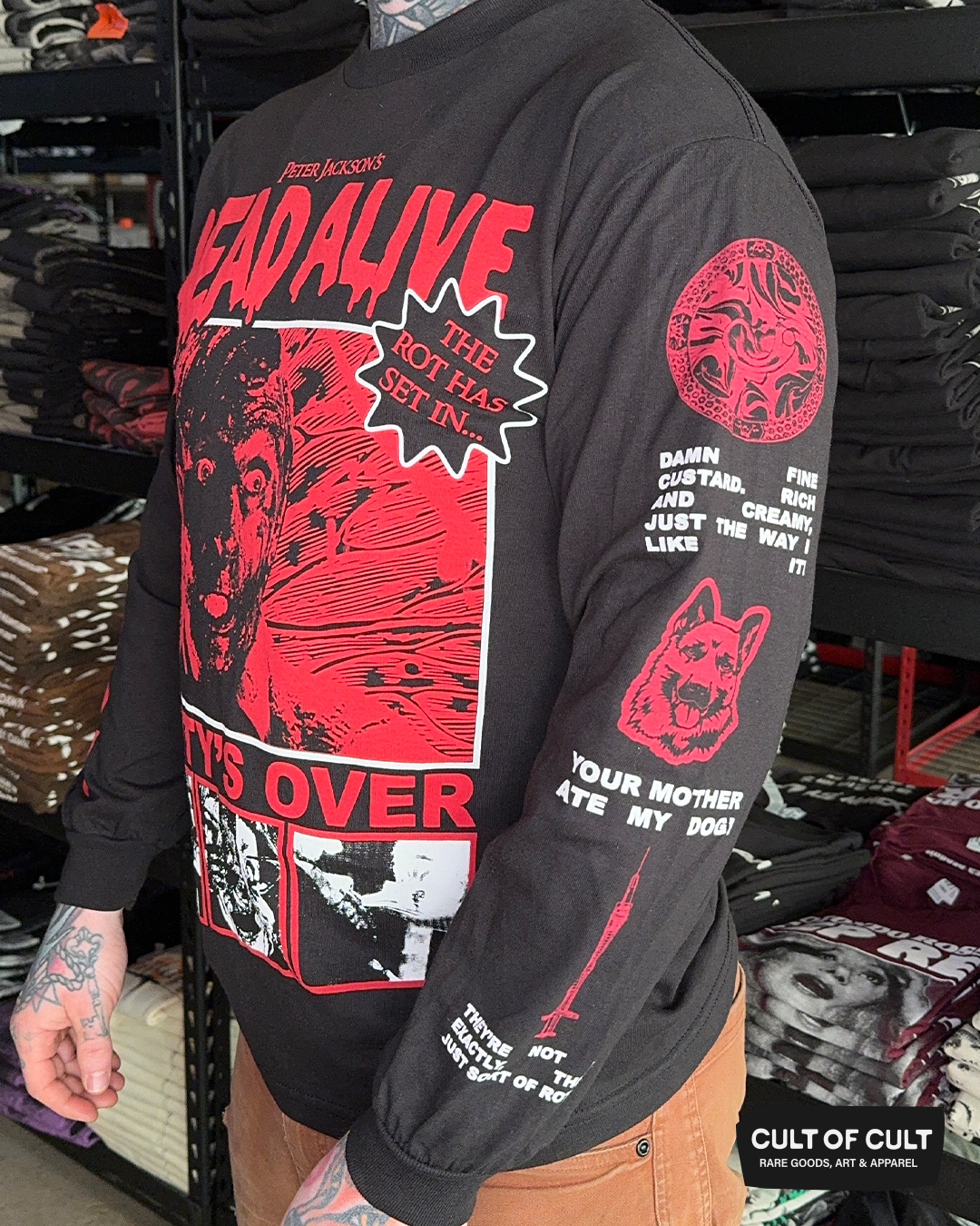 Dead Alive Braindead Long Sleeve Model Left Sleeve