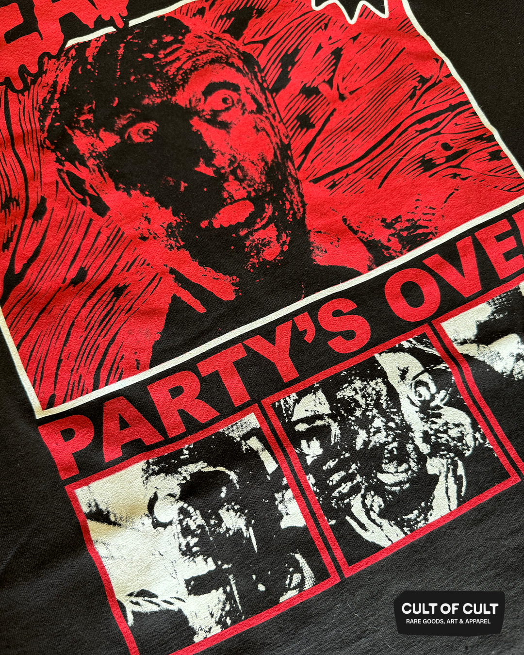 Dead Alive Braindead Short Sleeve Close Up Detail Front