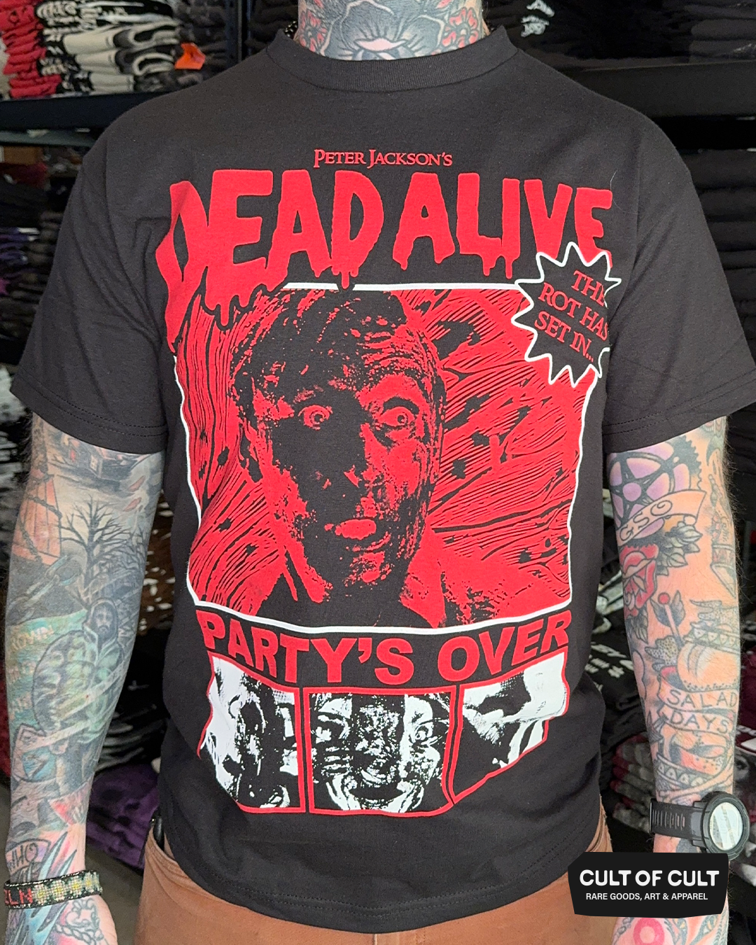 Dead Alive Braindead Short Sleeve Model Front View