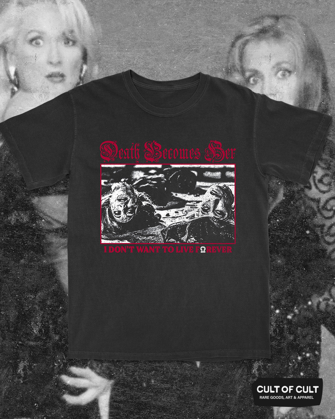 *SUMMER GARAGE SALE* Death Becomes Her 1992 Live Forever T-Shirt