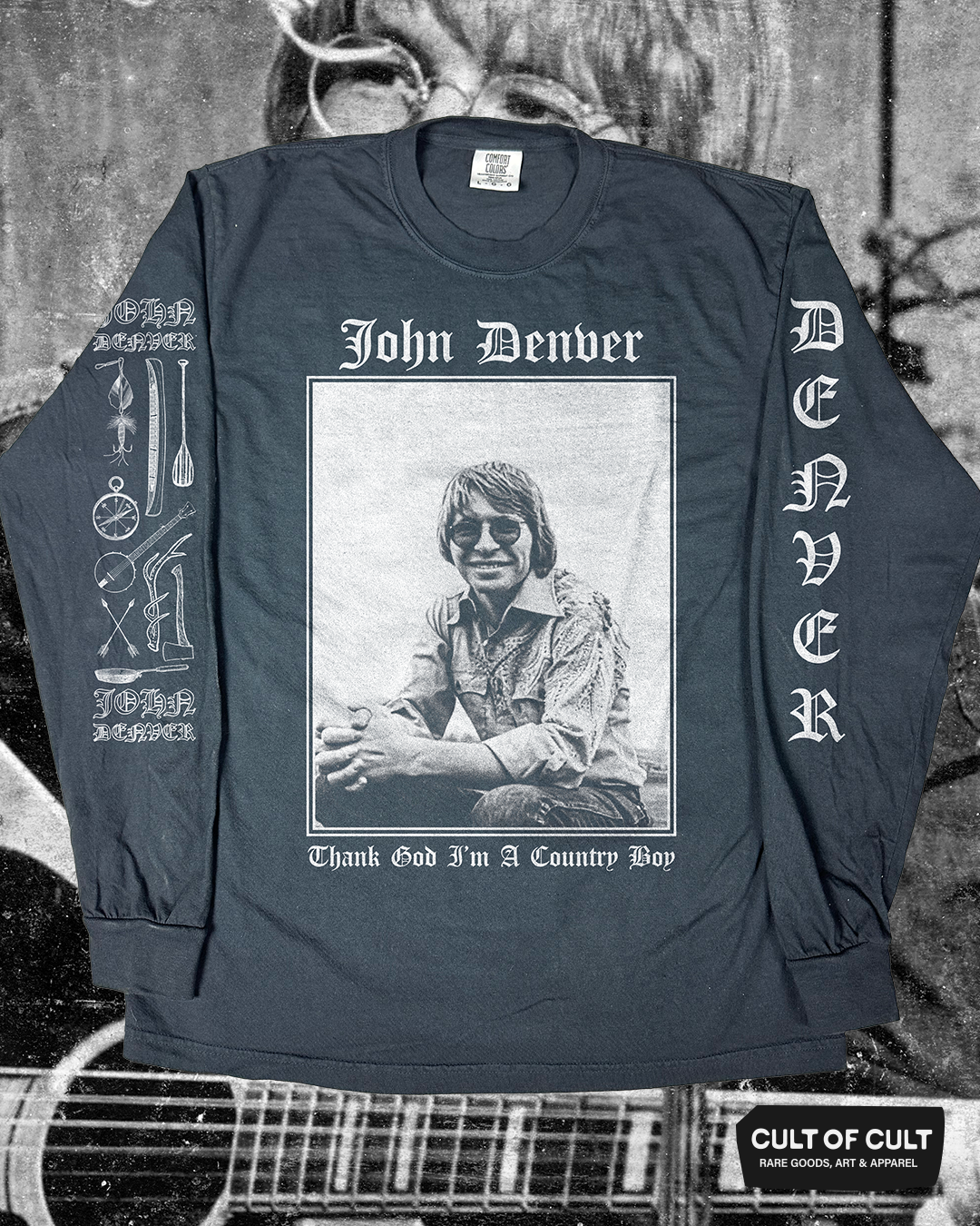 John Denver Portrait Long Sleeve