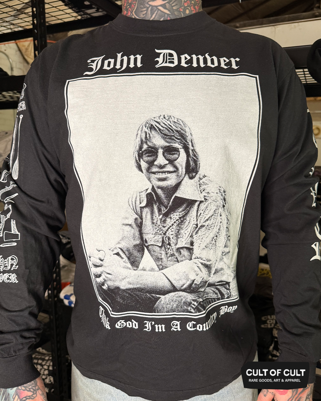 John Denver Portrait Long Sleeve