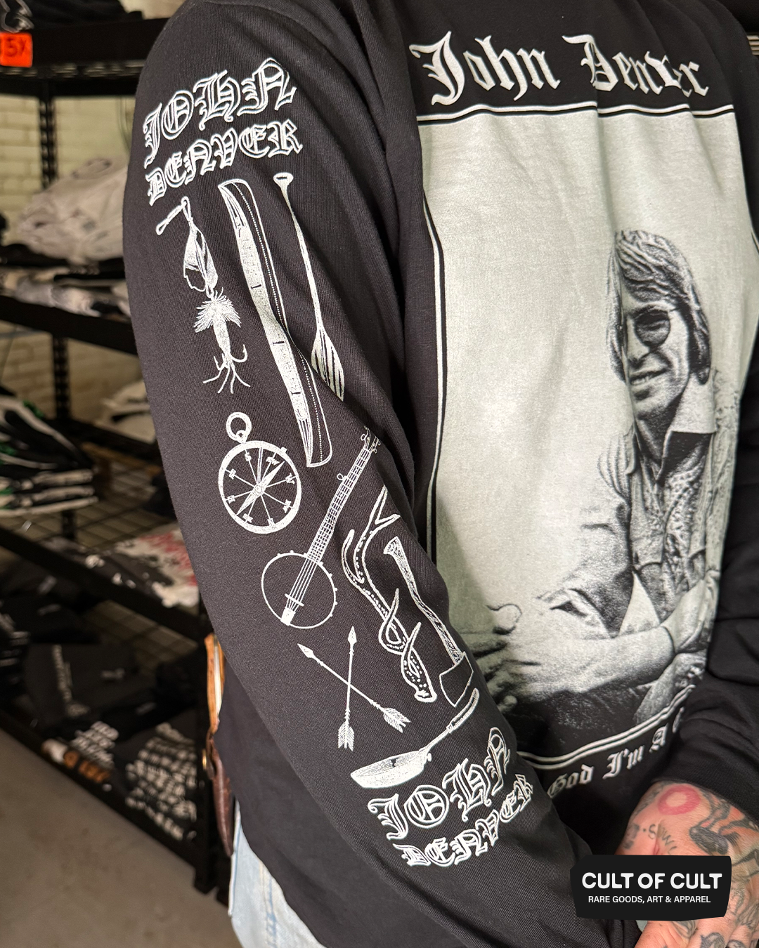 John Denver Portrait Long Sleeve