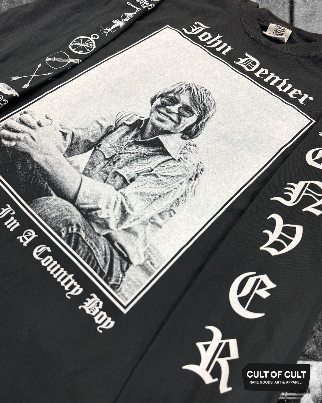 John Denver Portrait Long Sleeve
