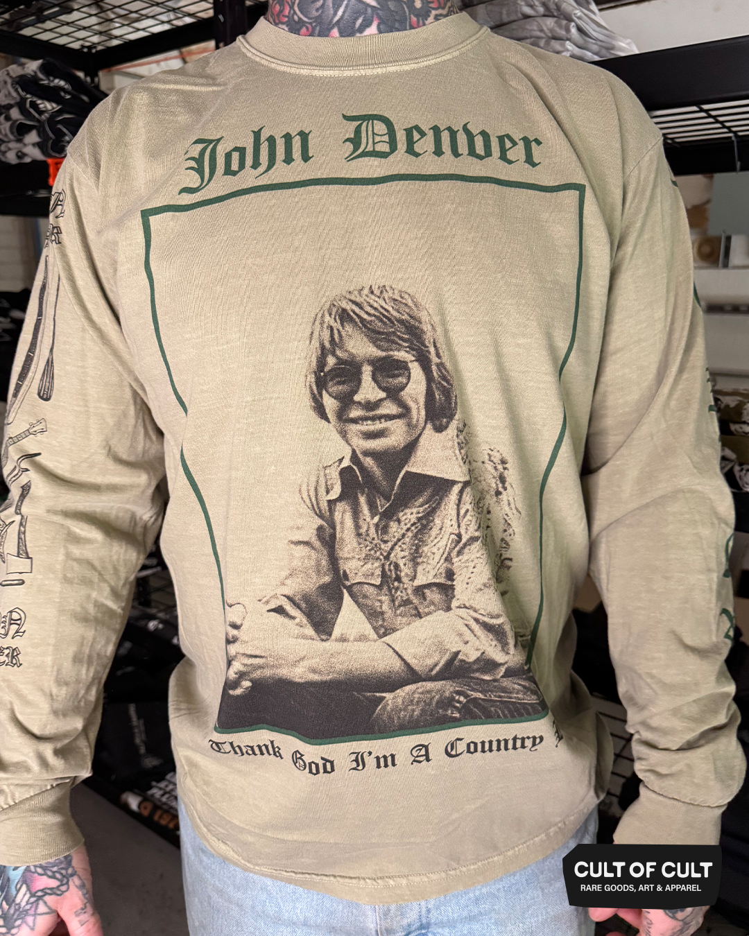 John Denver Portrait Long Sleeve