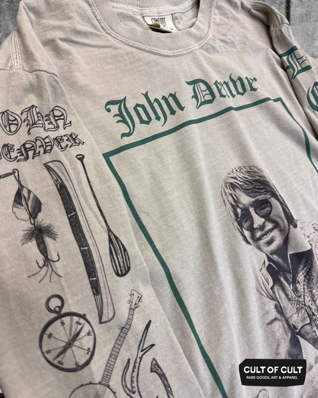 John Denver Portrait Long Sleeve