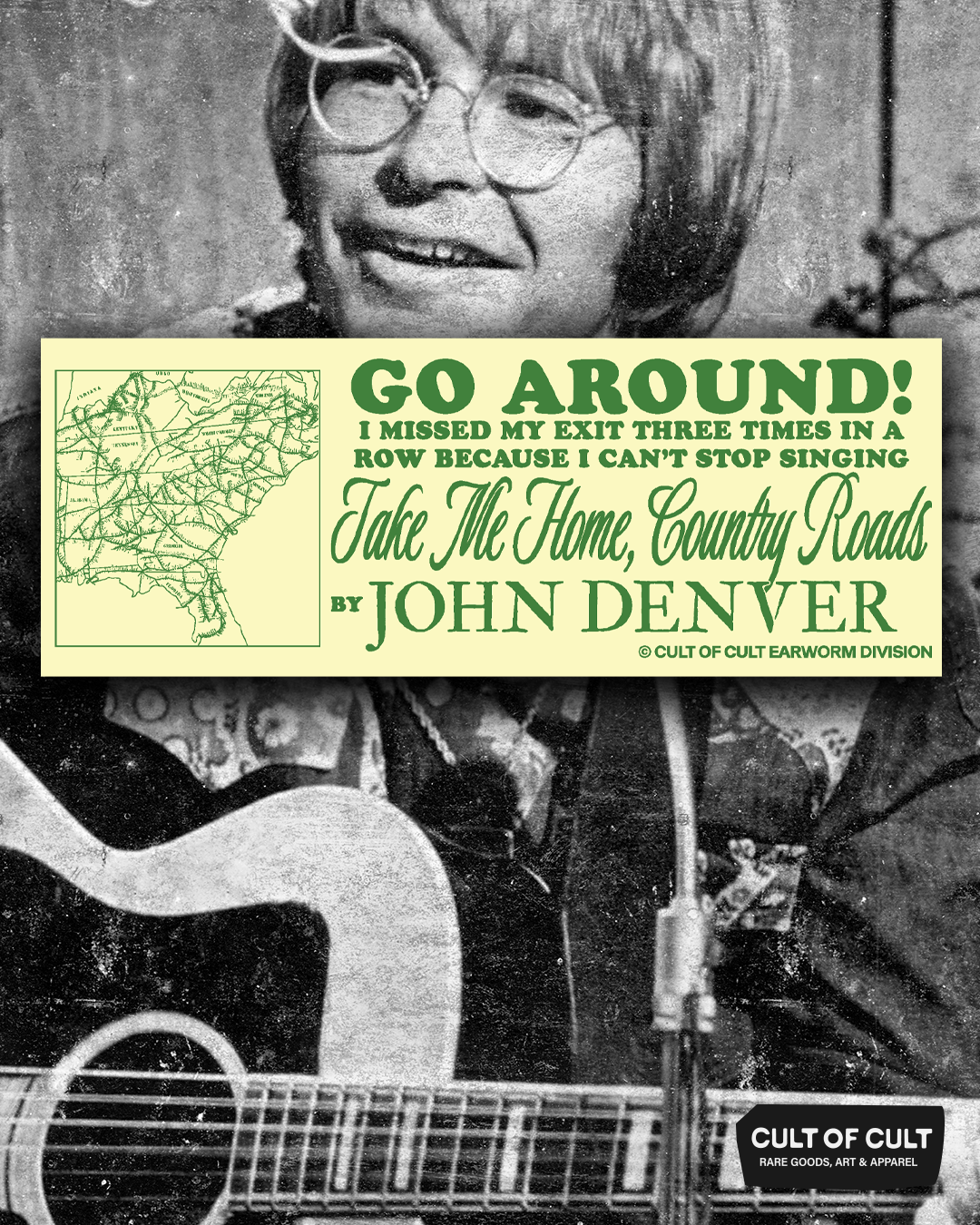 John Denver Stickers