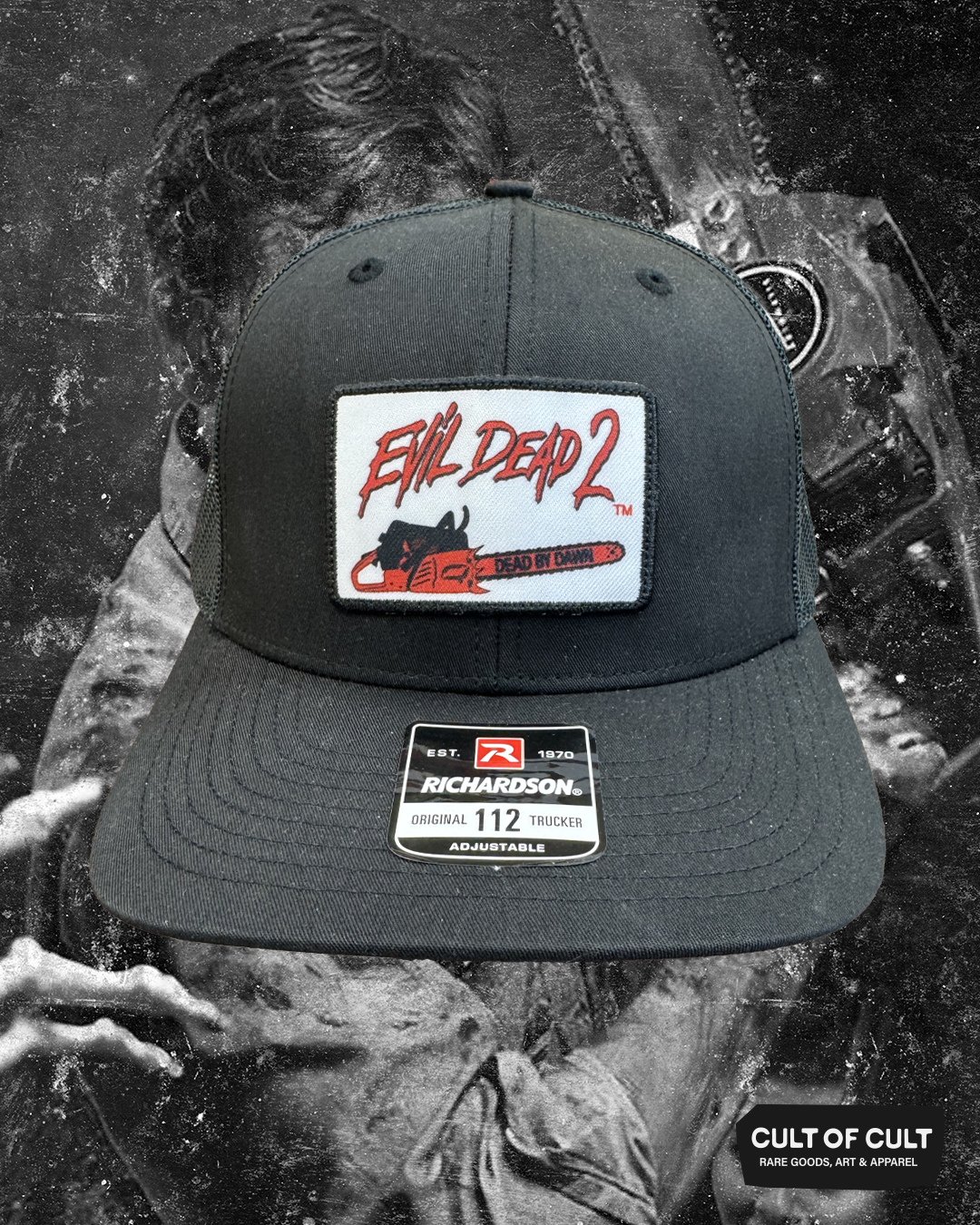 Evil Dead 2 Chainsaw Patch Hat