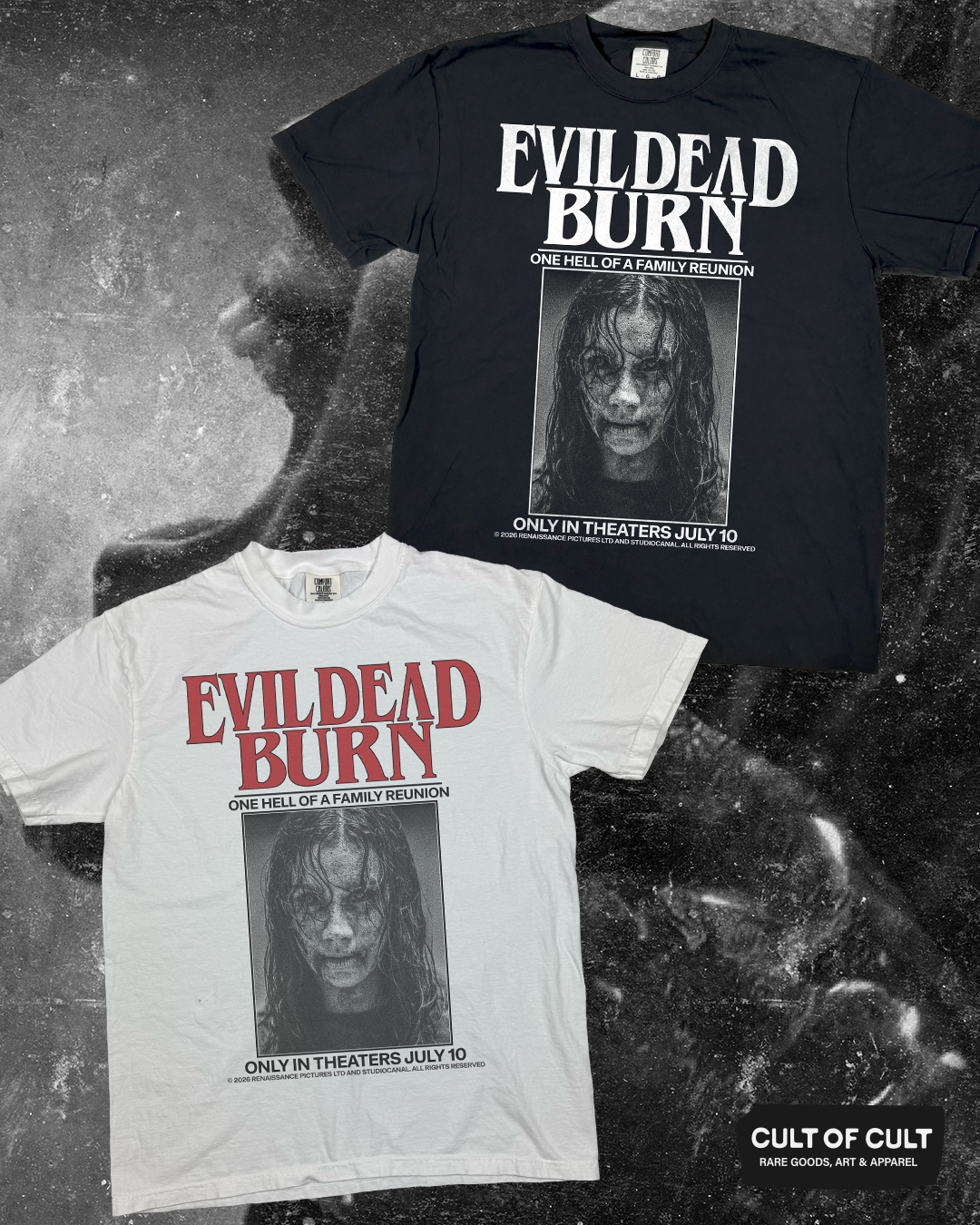 Evil Dead Burn 2026 July 10 T-Shirt