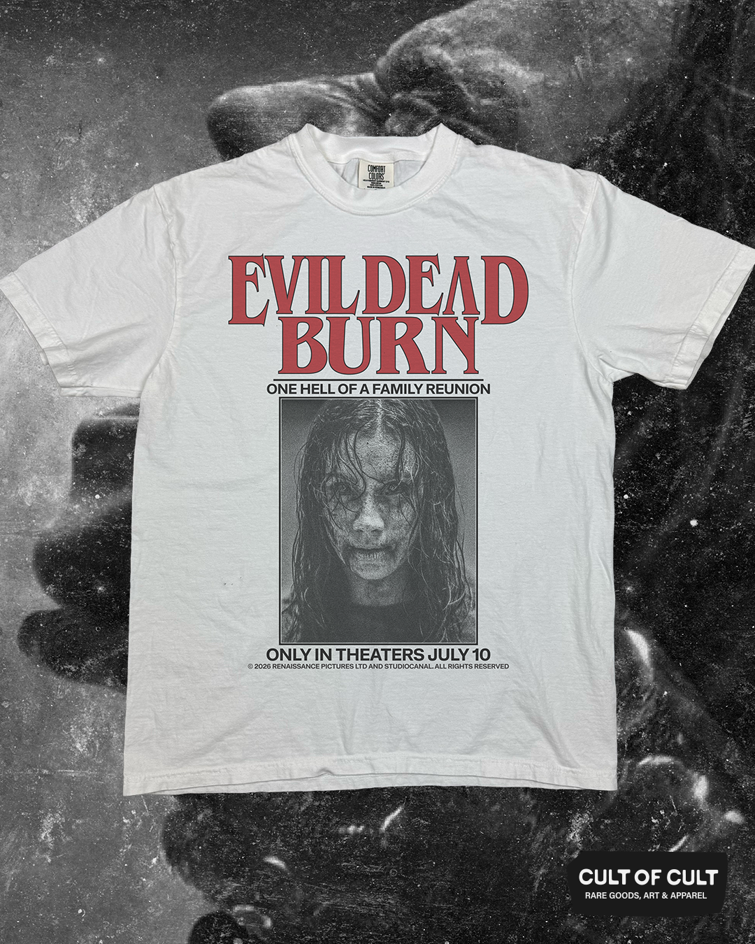 Evil Dead Burn 2026 July 10 T-Shirt