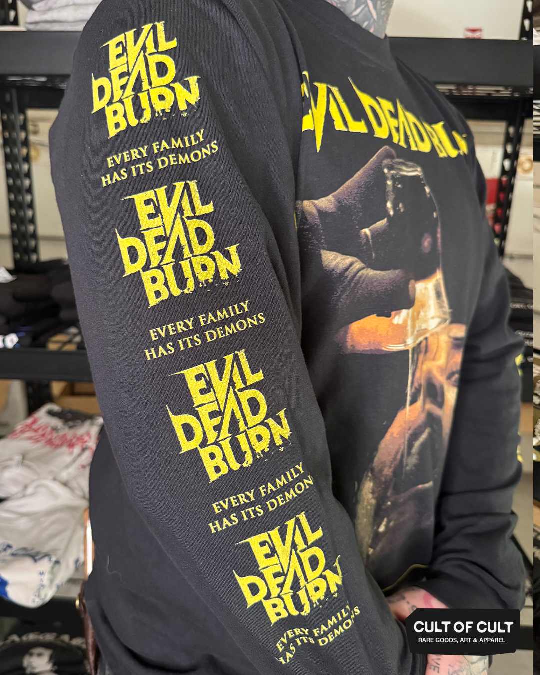 Evil Dead Burn 2026 Perfect Family Long Sleeve