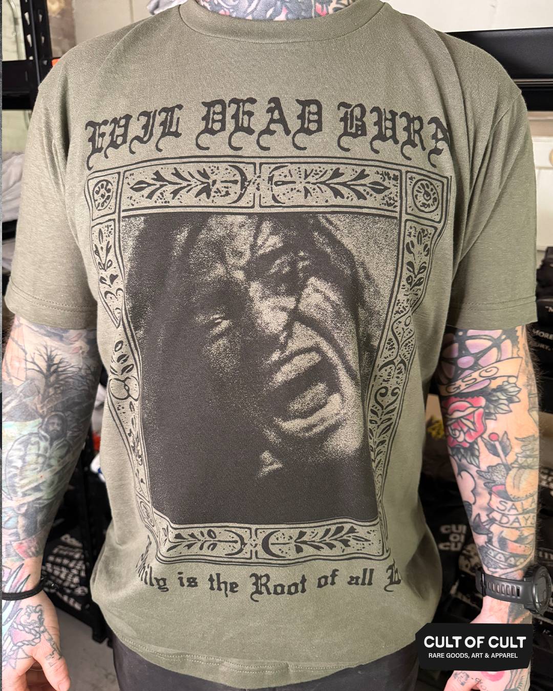 Evil Dead Burn 2026 Root of All Evil T-Shirt