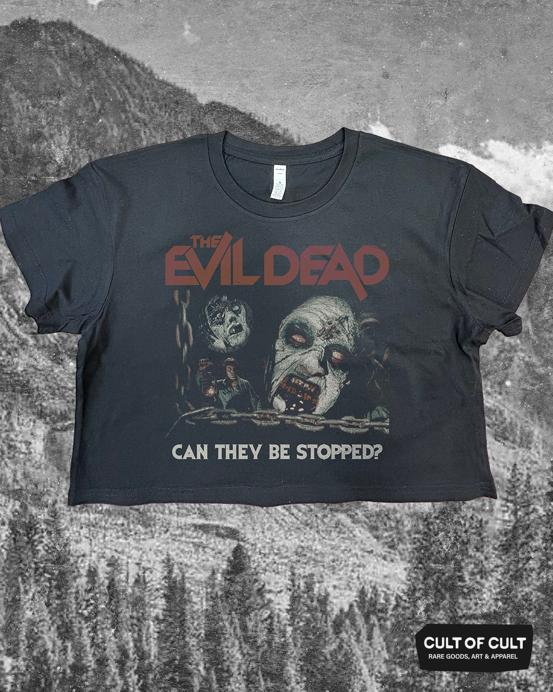 Evil Dead 1981 Deadites Crop Top