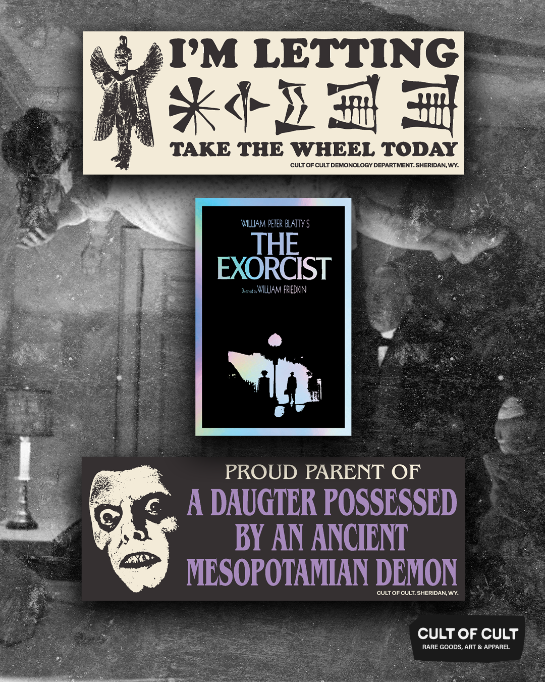 *SECRET DROP* The Exorcist 1973 Stickers
