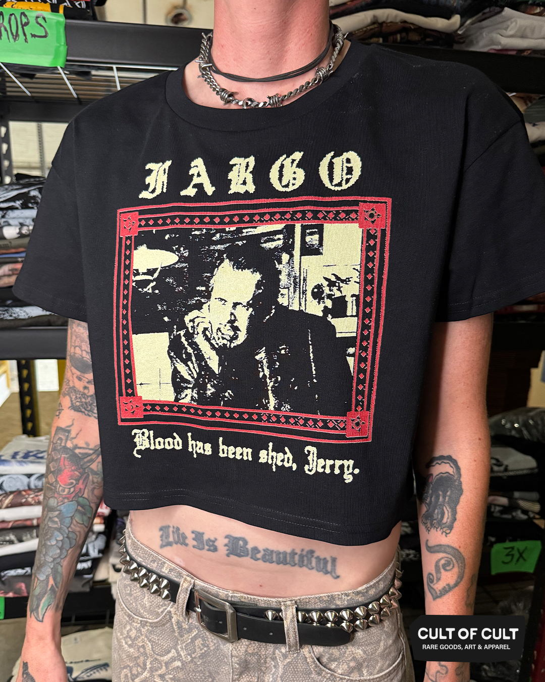 *SECRET DROP* Fargo Crop Top