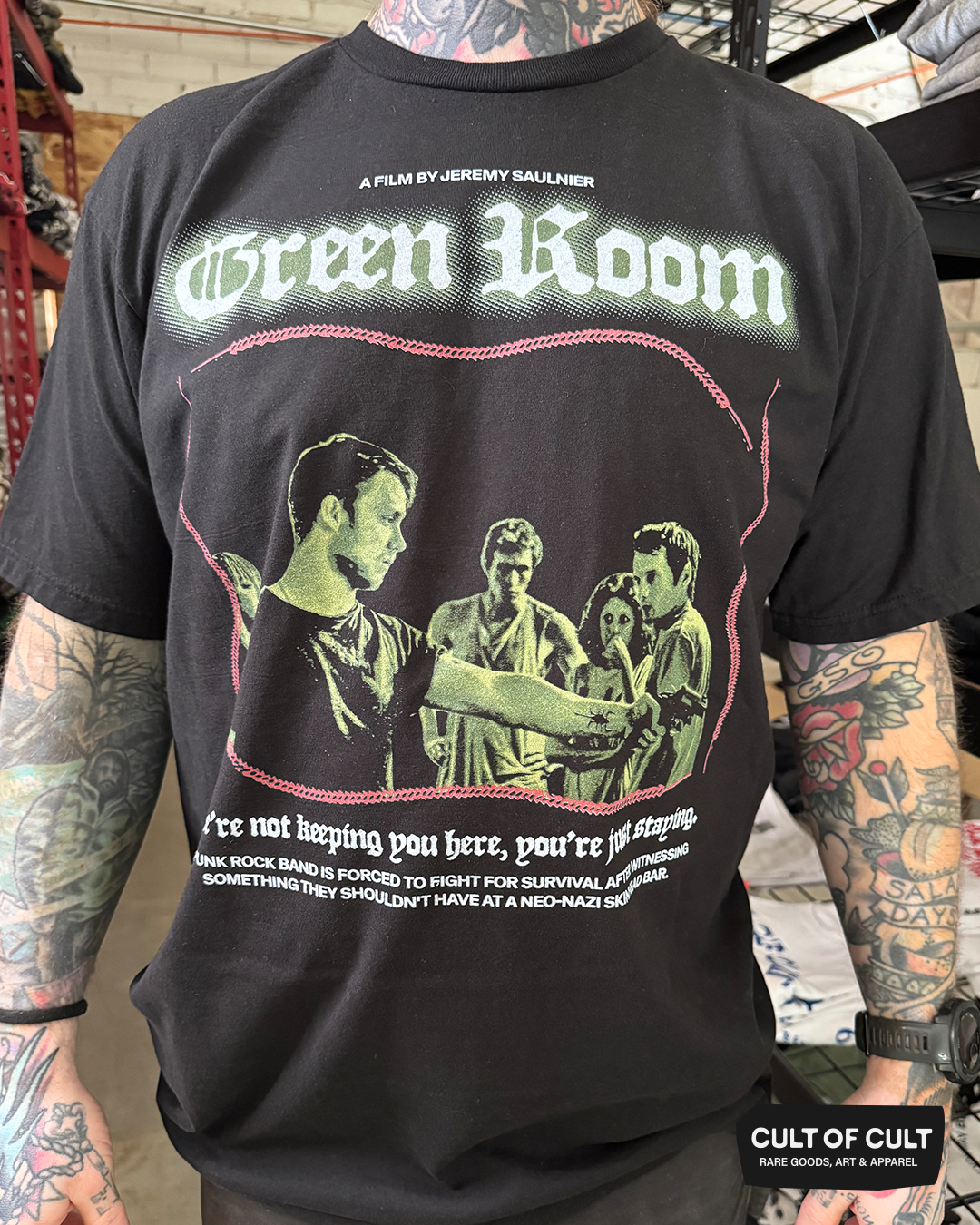 *SECRET DROP* Green Room 2015 Red Laces T-Shirt