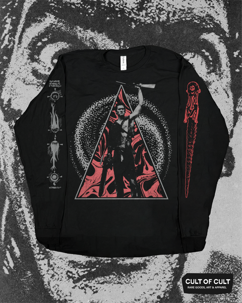 Evil Dead 2 Groovy Long Sleeve Black / L / Premium (Comfort Colors)